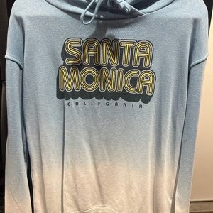 Santa Monica Ombré Ladies Hooded Sweatshirt